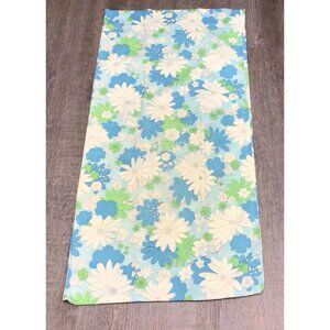 Cannon Monticello Floral Pillowcases Muslin Green Blue White King Size One